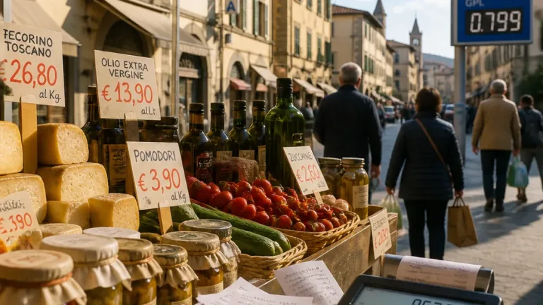 Inflazione: a Pistoia rincari tra i più alti d'Italia, +3,4% e quasi 1.000€ in più l'anno