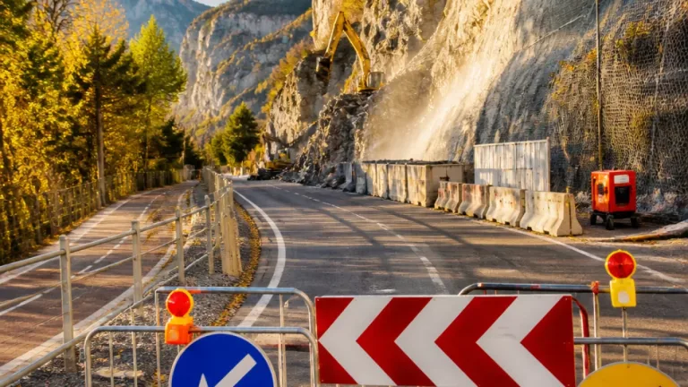 Inizio dei lavori anti-frana sulla Sp 11 a Brentino Belluno: chiusure e deviazioni fino a maggio
