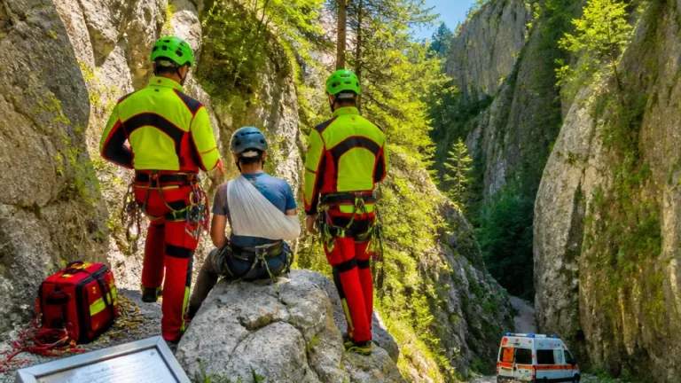 Intervento del Soccorso Alpino all’Orrido di Foresto per un ferratista con sospetta lussazione