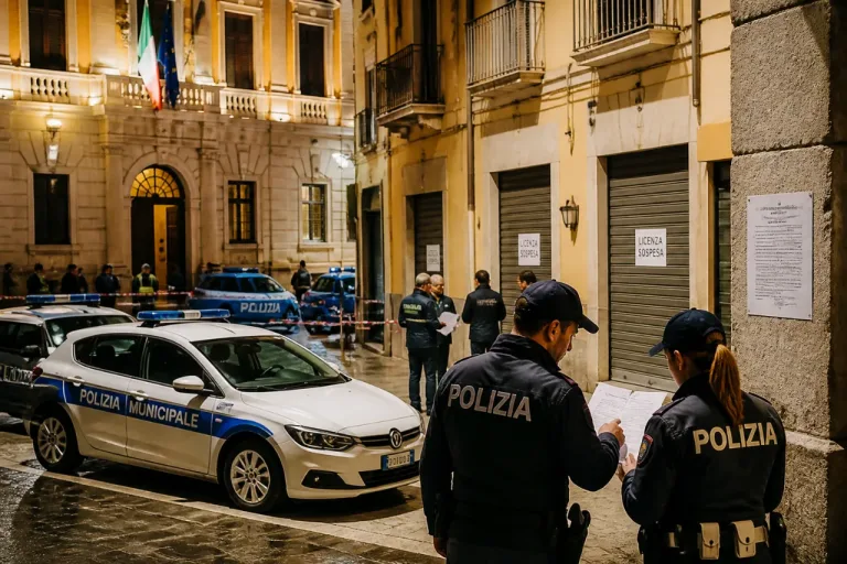 Isernia, stretta sulla movida: tre locali sospesi e nuova ordinanza contro l’alcol