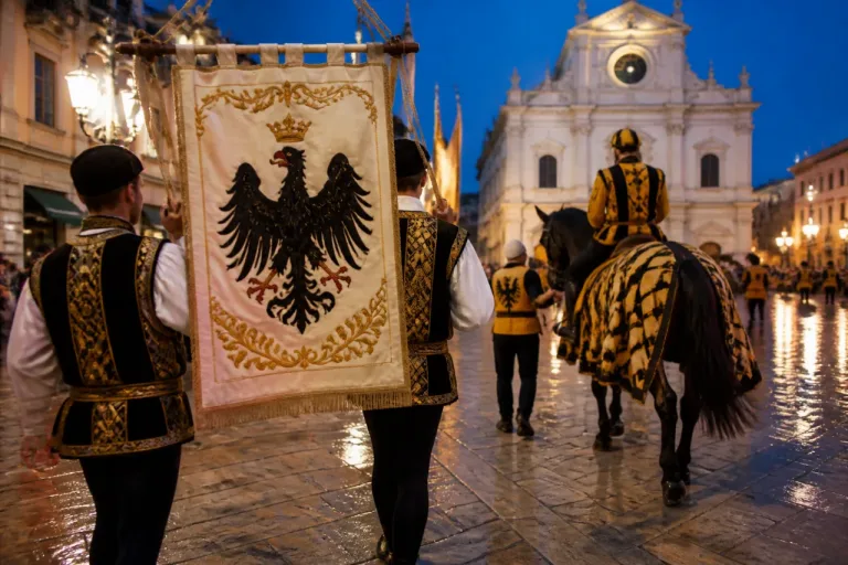 L'Aquila festeggia il trionfo al Palio di Siena: Diodoro e Tittia riportano il Drappellone