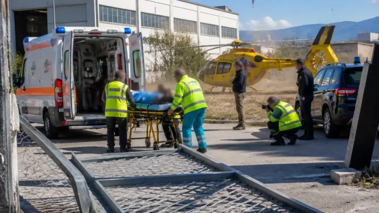 L'Aquila: grave incidente sul lavoro a Bazzano, operaio trasportato in elisoccorso