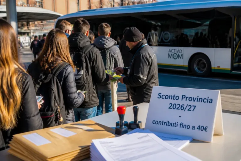 La Provincia rinnova lo sconto sugli abbonamenti studenti: 400 mila euro per il 2026/27
