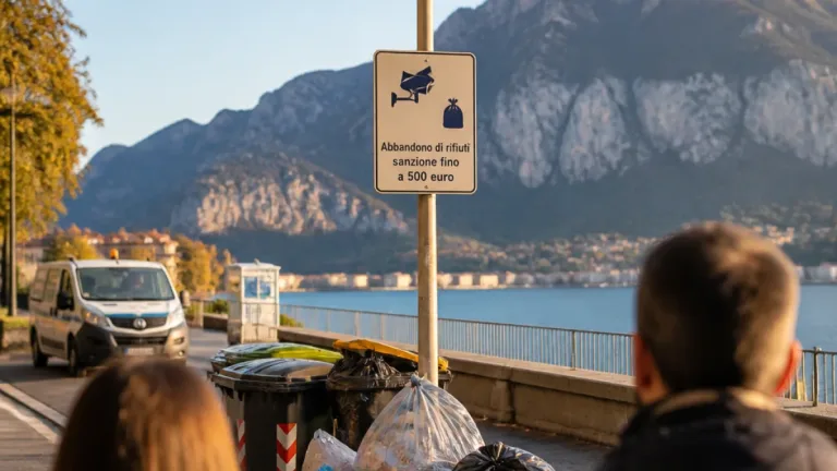 Lecco: prime multe grazie alle telecamere mobili contro l'abbandono dei rifiuti