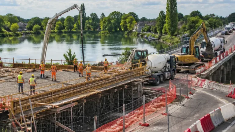 Lodi, fase decisiva per il ponte: gettata della nuova soletta e conto alla rovescia per la riapertura