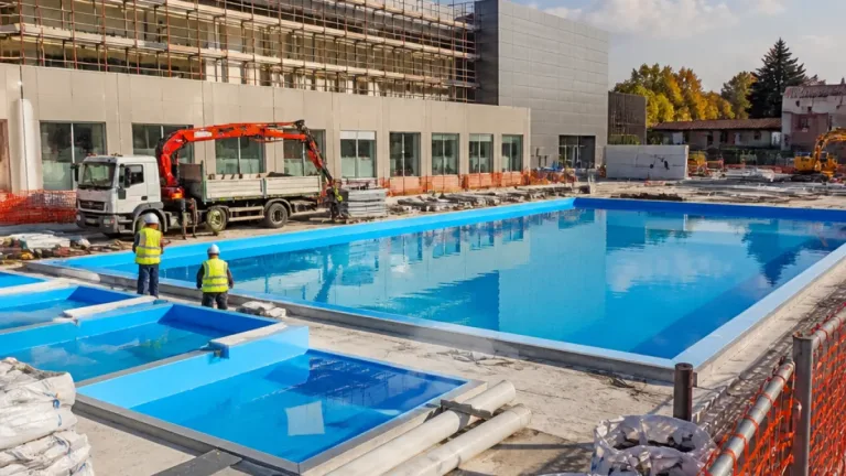 Lodi: torna l'acqua nella piscina Ferrabini, il cantiere ripristina le vasche dopo il 2015