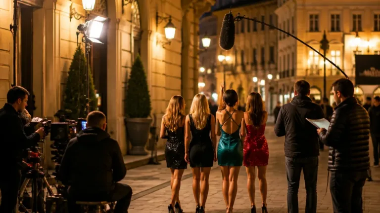 Lucca protagonista: LP interrompe le riprese notturne, ringrazia le ragazze che l'hanno aiutata