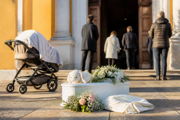 Lunedì l'ultimo saluto a Simone, il piccolo travolto nel giardino di casa a Sant'Alberto