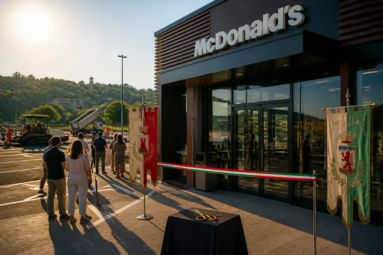 McDonald’s apre ad Almè: 44 nuovi posti e interventi per la viabilità e la sicurezza