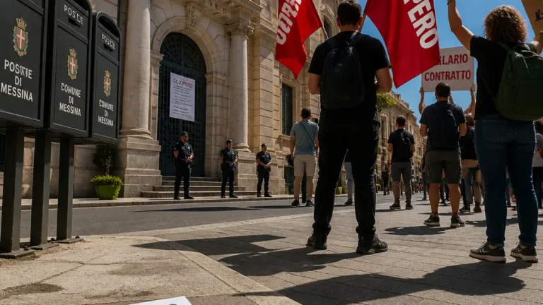 Messina: dipendenti comunali in sciopero il 31 luglio, sindacati protestano per salario e contratto