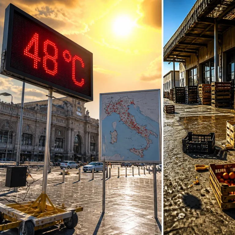 Ondata di caldo: tutta l'Italia in allerta, picchi registrati fino a 48 °C a Napoli/Afragola