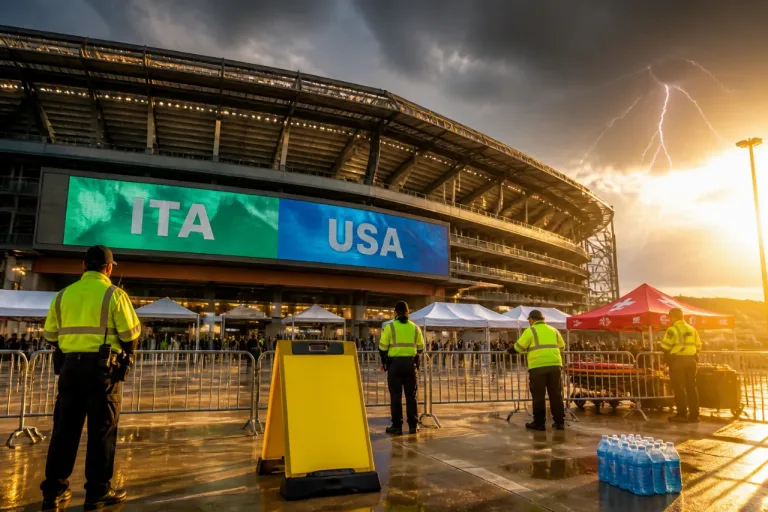 Alto rischio di ritardi per Paraguay–Francia a Philadelphia: la FIFA mette in allerta il meteo