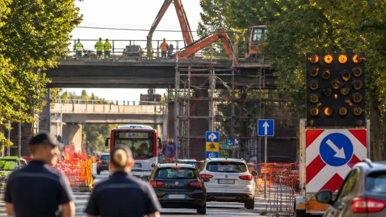 Monza, viale Cavriga riaperto in orario per alleviare il traffico durante i cantieri