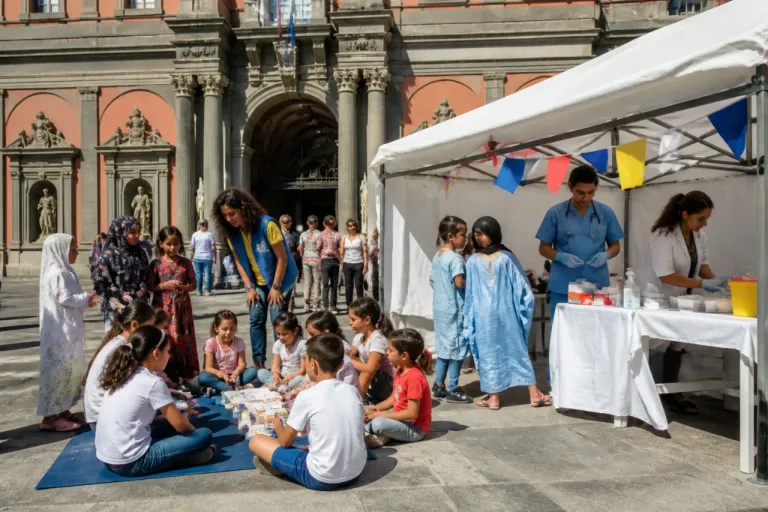 Napoli accoglie i bambini saharawi: screening sanitario e scambi culturali a Palazzo San Giacomo