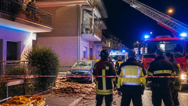 Notte di paura a Latina, trentenne sale su un tetto e lancia tegole: recuperato e portato in ospedale