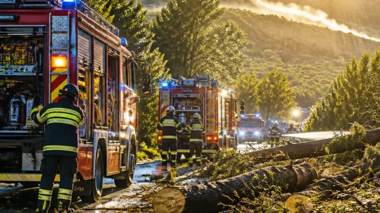 Notte di vento e pioggia: circa 25 interventi dei Vigili del Fuoco nel Grossetano