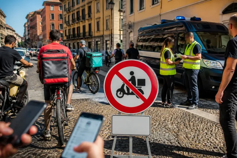Novara, controlli su rider e piattaforme: verifiche sul rispetto dell’ordinanza anti-caldo