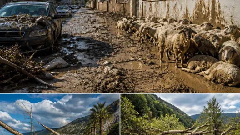 Nubifragio nel Salernitano: colate di fango a Sarno e alberi abbattuti a Salerno e Teggiano