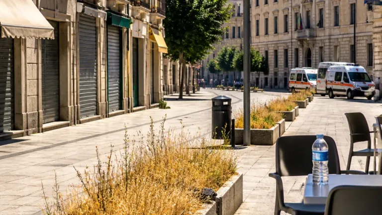 Nuoro sotto l’ondata di calore: allerta prolungata e rischio punte oltre i 45 °C