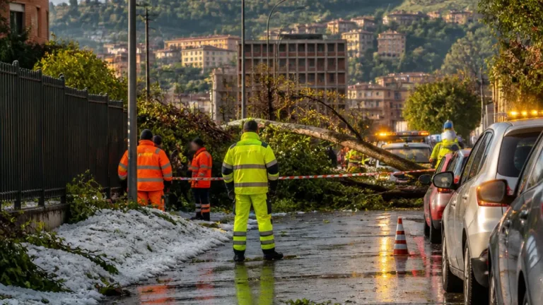 Nuova allerta gialla: temporali e grandine attesi nel pomeriggio, restano i disagi in Ciociaria