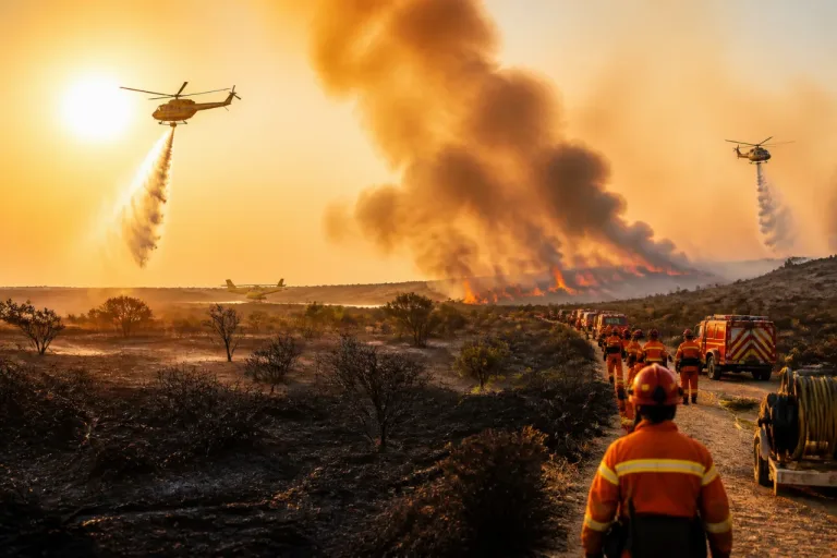 Nuove fiamme in provincia: roghi a Serramanna, Serdiana e Portoscuso, scattano le operazioni antincendio