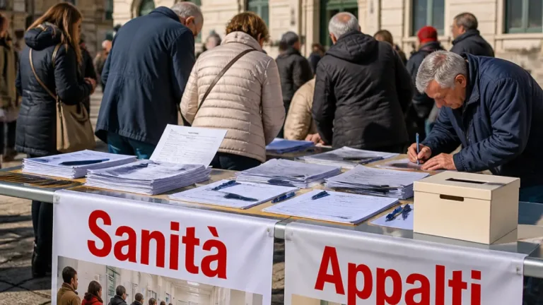 Oltre 2.000 firme nel Piceno per due proposte di legge su sanità e appalti