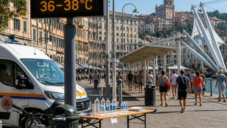 Ondata di caldo: a Genova tre giorni di bollino rosso, raccomandazioni della Protezione Civile