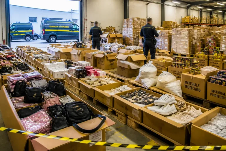 Operazione della Finanza: sequestrati oltre 7.500 prodotti contraffatti e denunciato un imprenditore