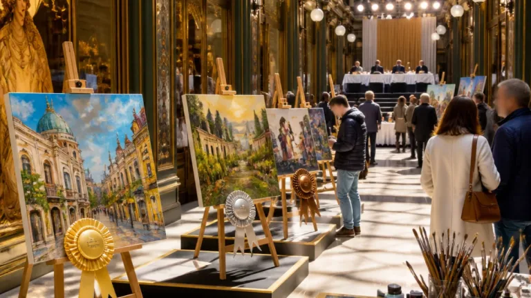 Oristano: successo per l’estemporanea di pittura al 30° del Centro Porta Nuova