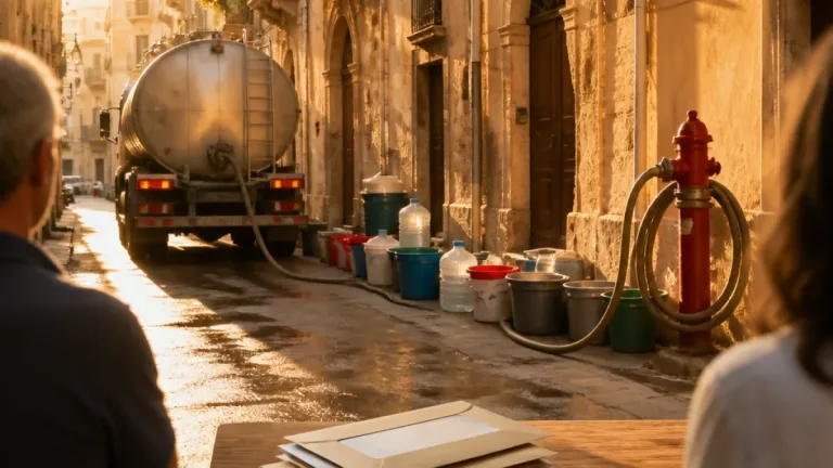 Ortigia, 258 firme contro la prolungata emergenza idrica: chiesto intervento urgente