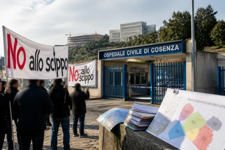Ospedale di Cosenza, il comitato No Scippo avverte: a rischio i finanziamenti e l’Hub