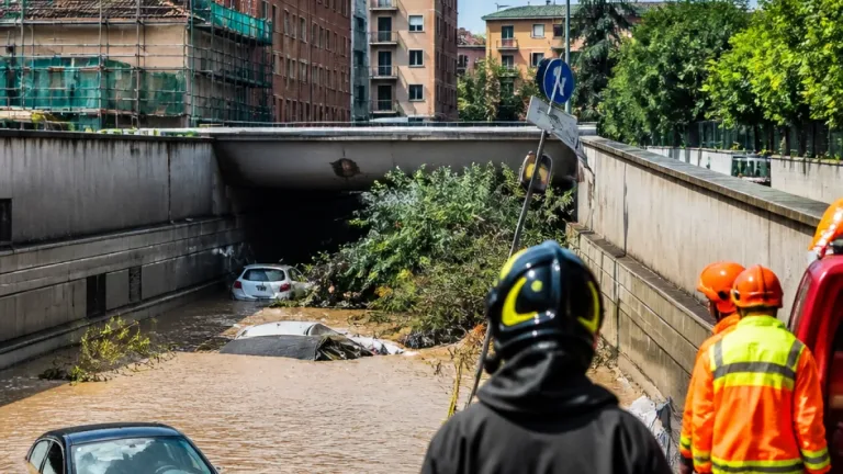 Parma sotto la tempesta: danni, sottopassi allagati e decine di interventi