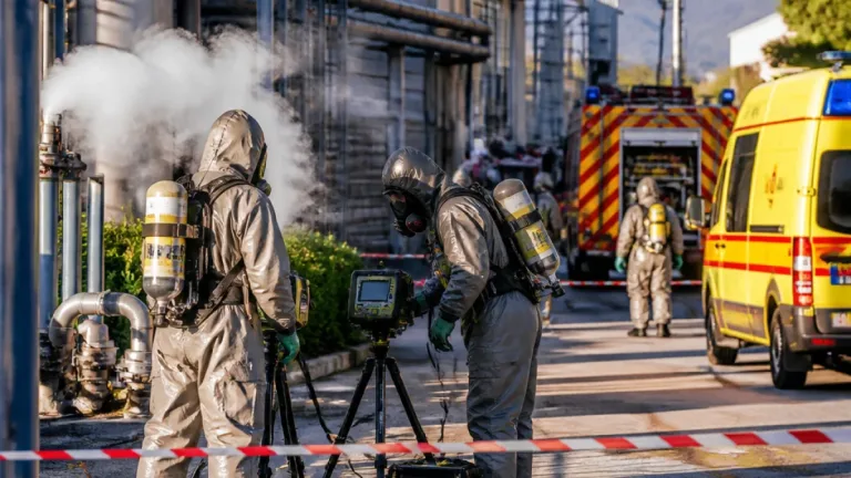 Perdita di ammoniaca a Induno Olona: intervento del nucleo NBCR, nessun ferito