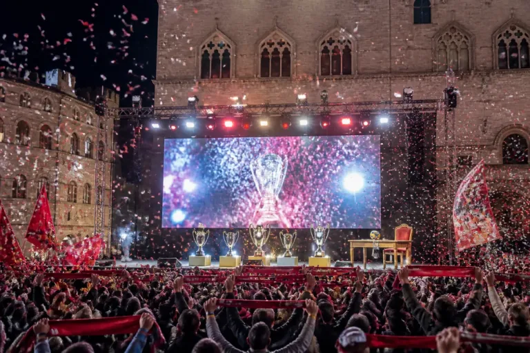 Perugia, festa in piazza e nuovo corso Sir: Colaci saluta il campo e guarda avanti