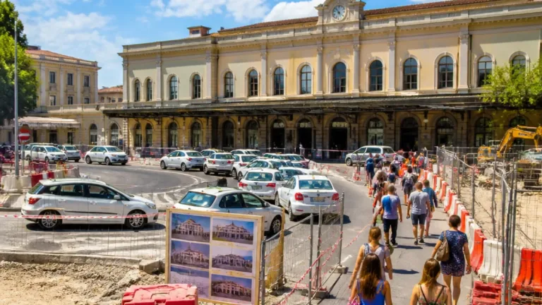 Pesaro, caos alla stazione: lavori in corso e disagi per pendolari e turisti