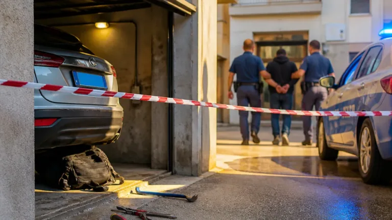 Pescara, arrestato un 40enne sorpreso a rubare in un garage dei Colli