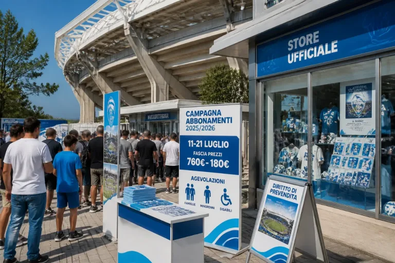 Pescara, dal 11 luglio al via la campagna abbonamenti per la stagione 2026/27