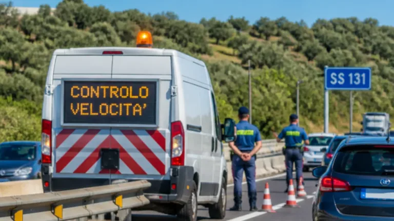 Piano autovelox in Sardegna: controlli intensificati sulla 131 e sulle principali statali fino al 19 luglio