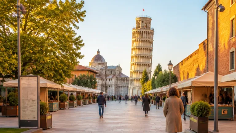 Pisa, riqualificata piazza Manin: meno bancarelle e nuova organizzazione dell'accesso ai Miracoli