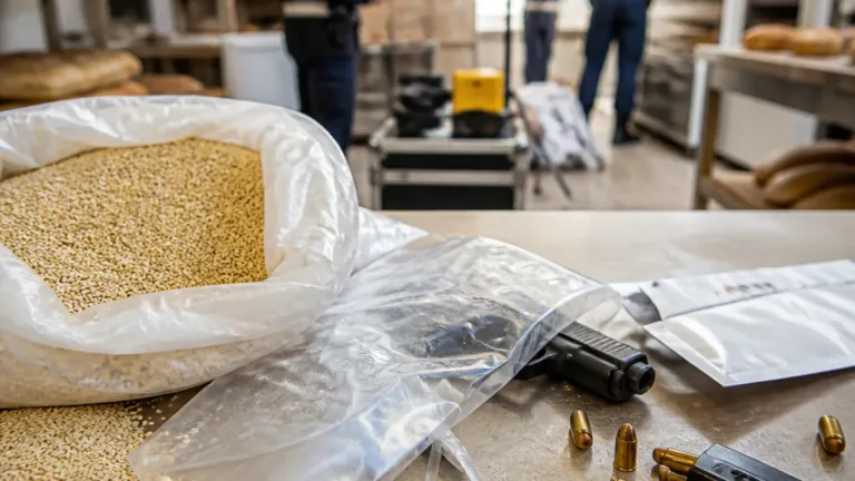 Pistola nascosta in un sacco di semi nel panificio: arrestato un uomo a Misterbianco