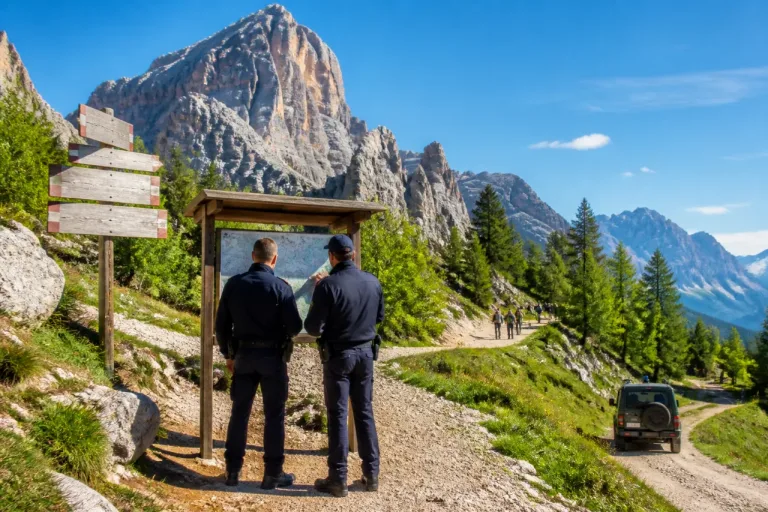 Polizia sui sentieri delle Dolomiti: progetto pilota per contenere l'overtourism