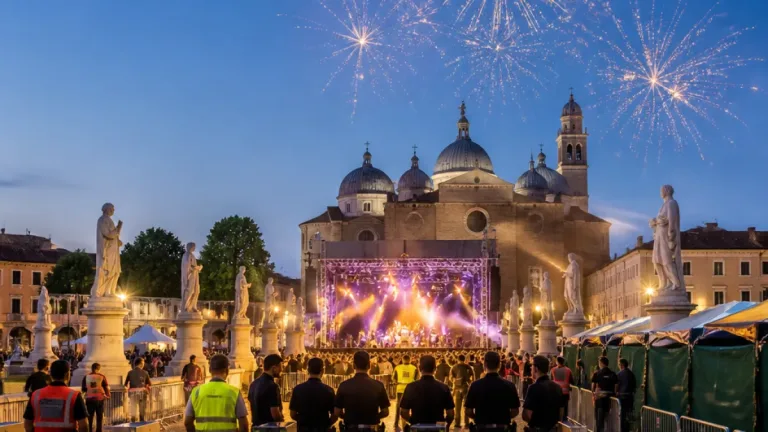 Prato: disagi alla viabilità e accessi contingentati per la festa di Ferragosto a Prato della Valle (Padova)