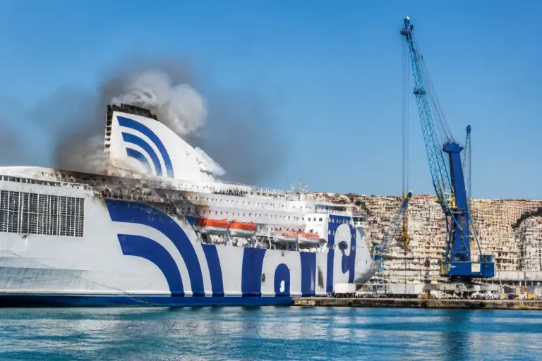 Principio d’incendio sul traghetto GNV vicino a Genova: nessun ferito, controlli in porto