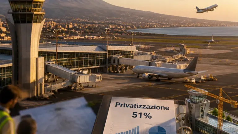 Privatizzazione SAC, Catania nel dossier: in gara 10 operatori per Fontanarossa e Comiso