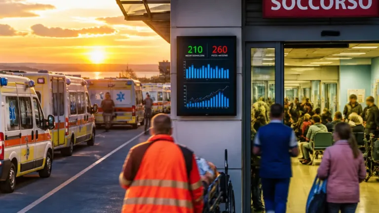 Pronto soccorso di Livorno: oltre 16.800 accessi in due mesi, turni sotto pressione