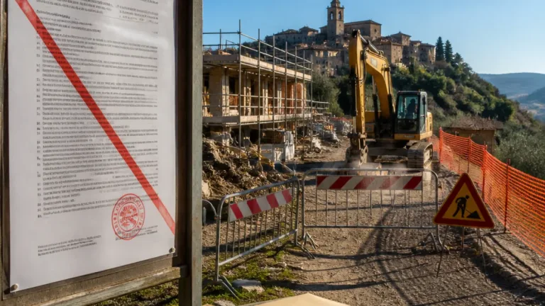Provincia: sospensione dei lavori possibile solo dopo accertamento formale del Comune