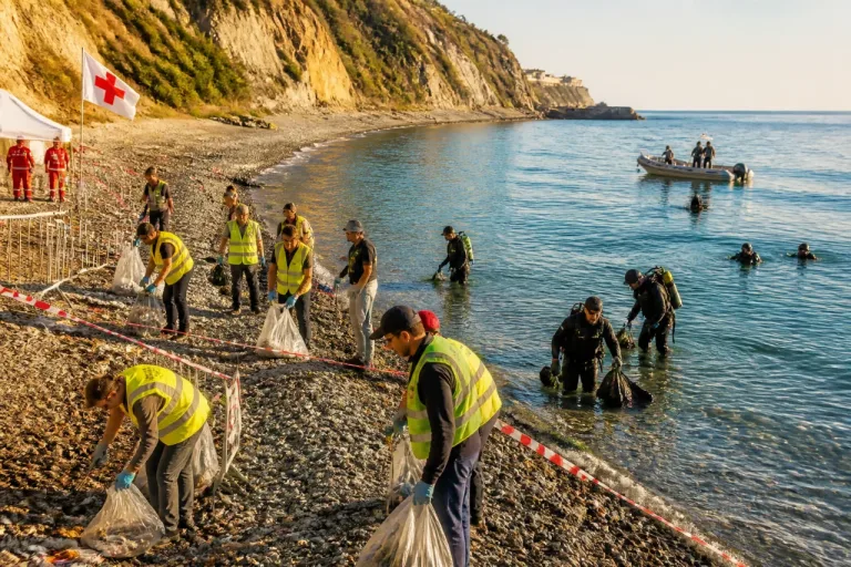 Pulizia della Marinella a Palmi: volontari e sub impegnati per la costa fragile