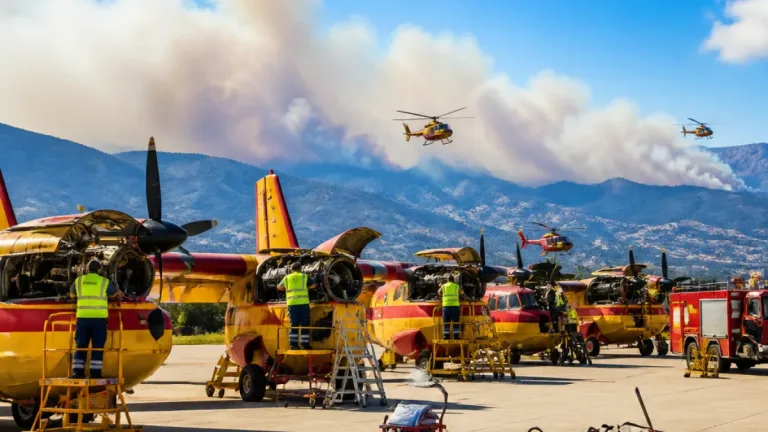 Quattro velivoli out durante gli incendi in Abruzzo: criticità nelle operazioni di spegnimento