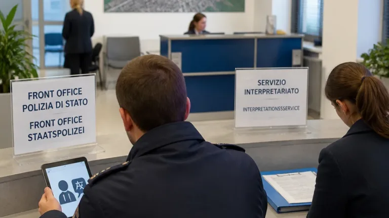 Questura di Bolzano: garantito un interprete dopo la segnalazione sul diritto al bilinguismo