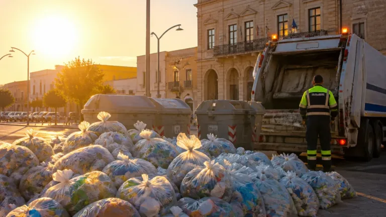 Raccolta della plastica nell'Aro Lecce 2: sblocco temporaneo ma resta l'emergenza